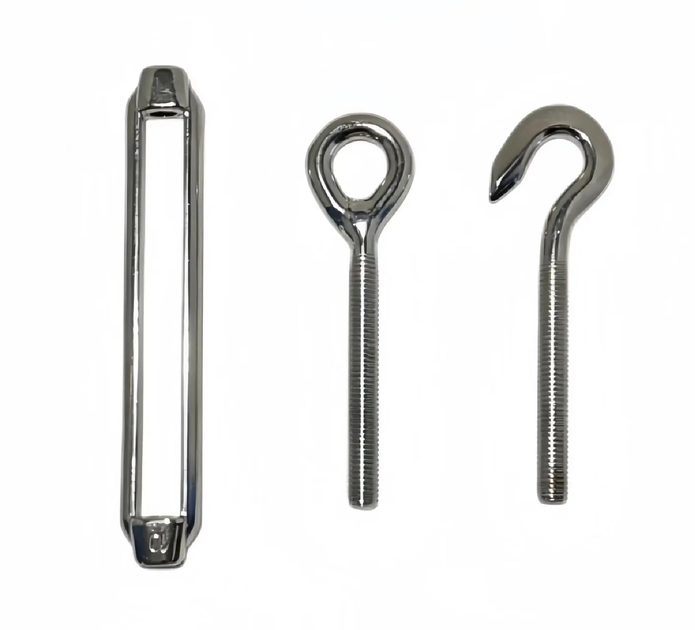 stainless steel Open body turnbuckle   (eye/hook, hook/hook, eye/eye) 4