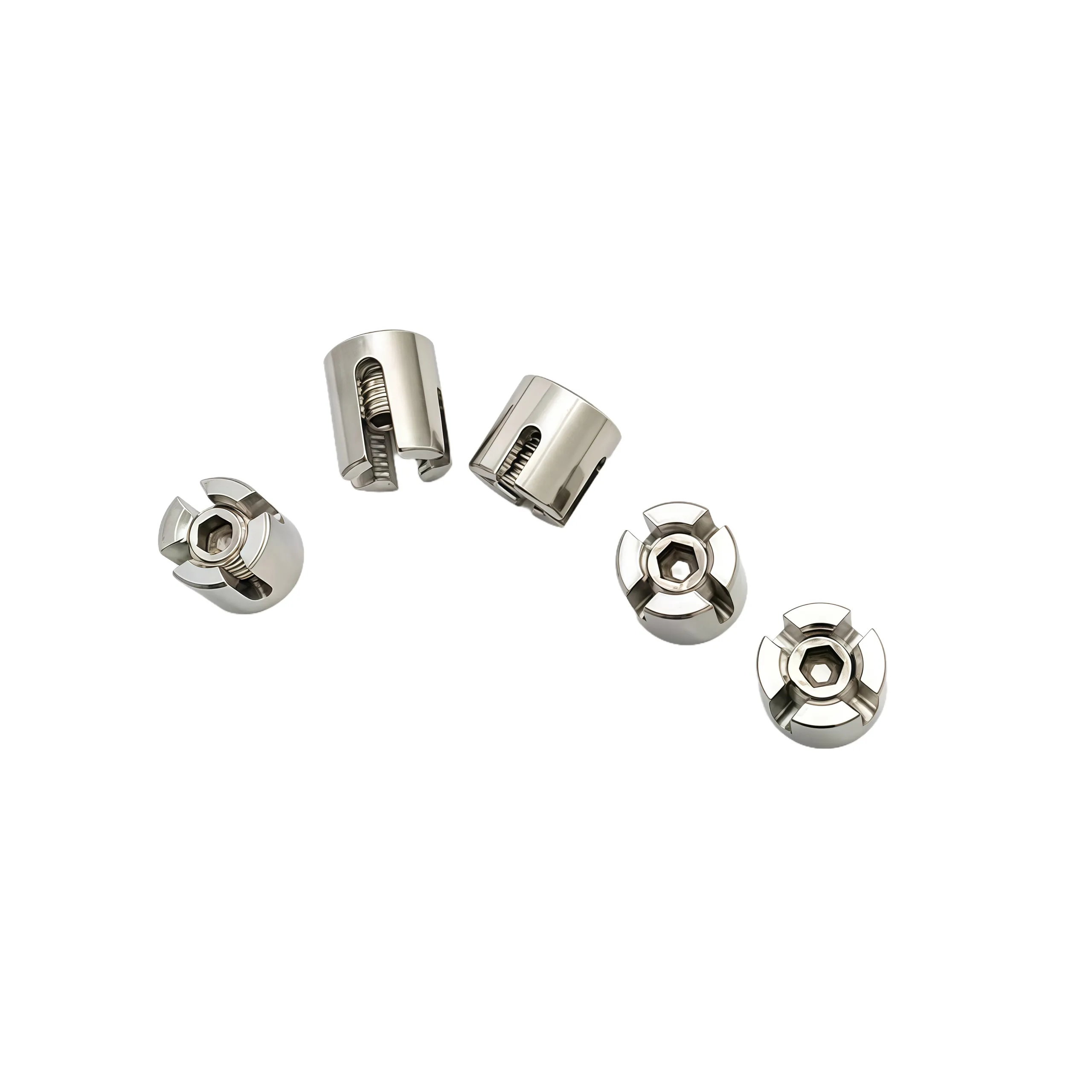 stainless steel wire rope Flexible Net Cross Clamp (blind hole) 3