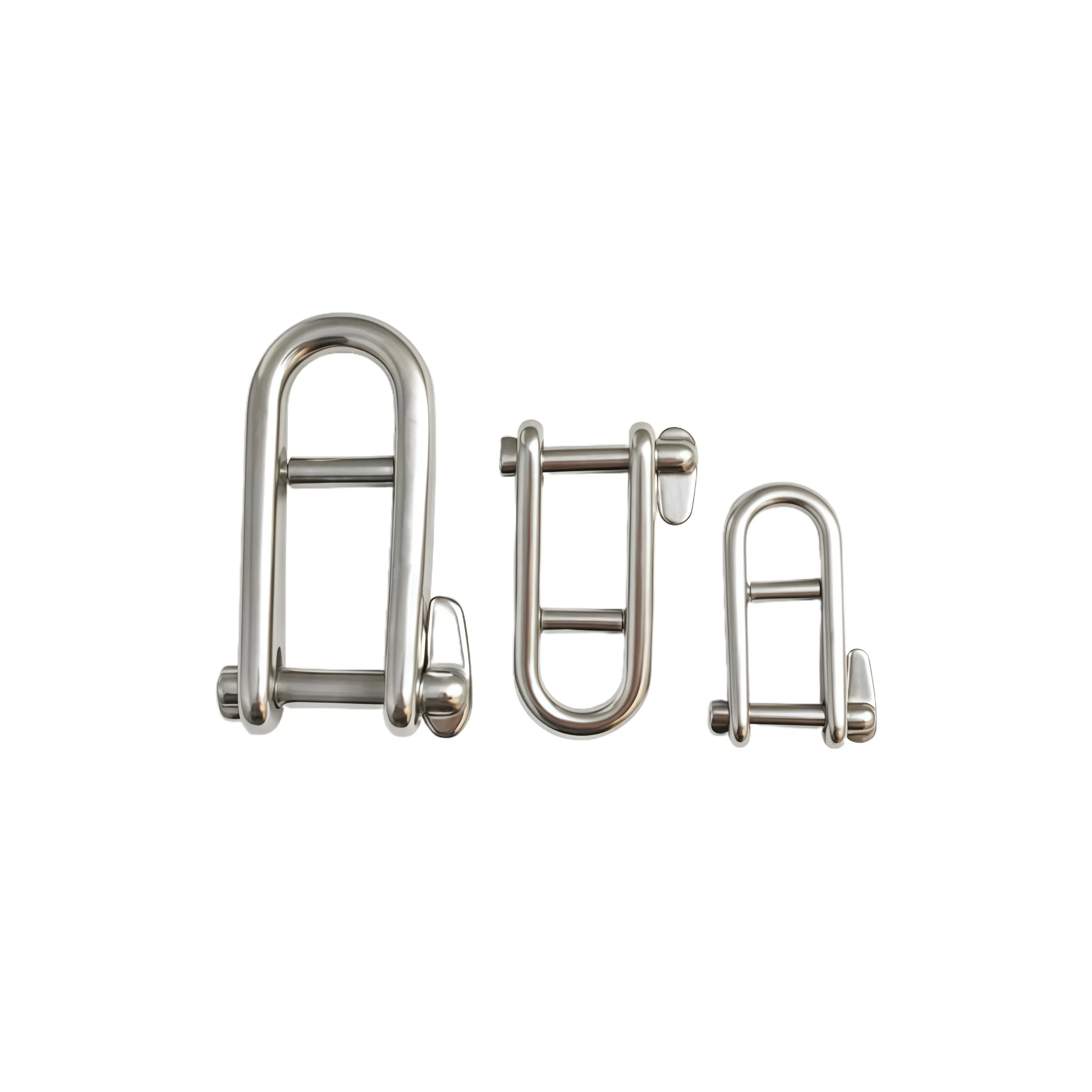 stainless steel Halyard shackle with bar 2