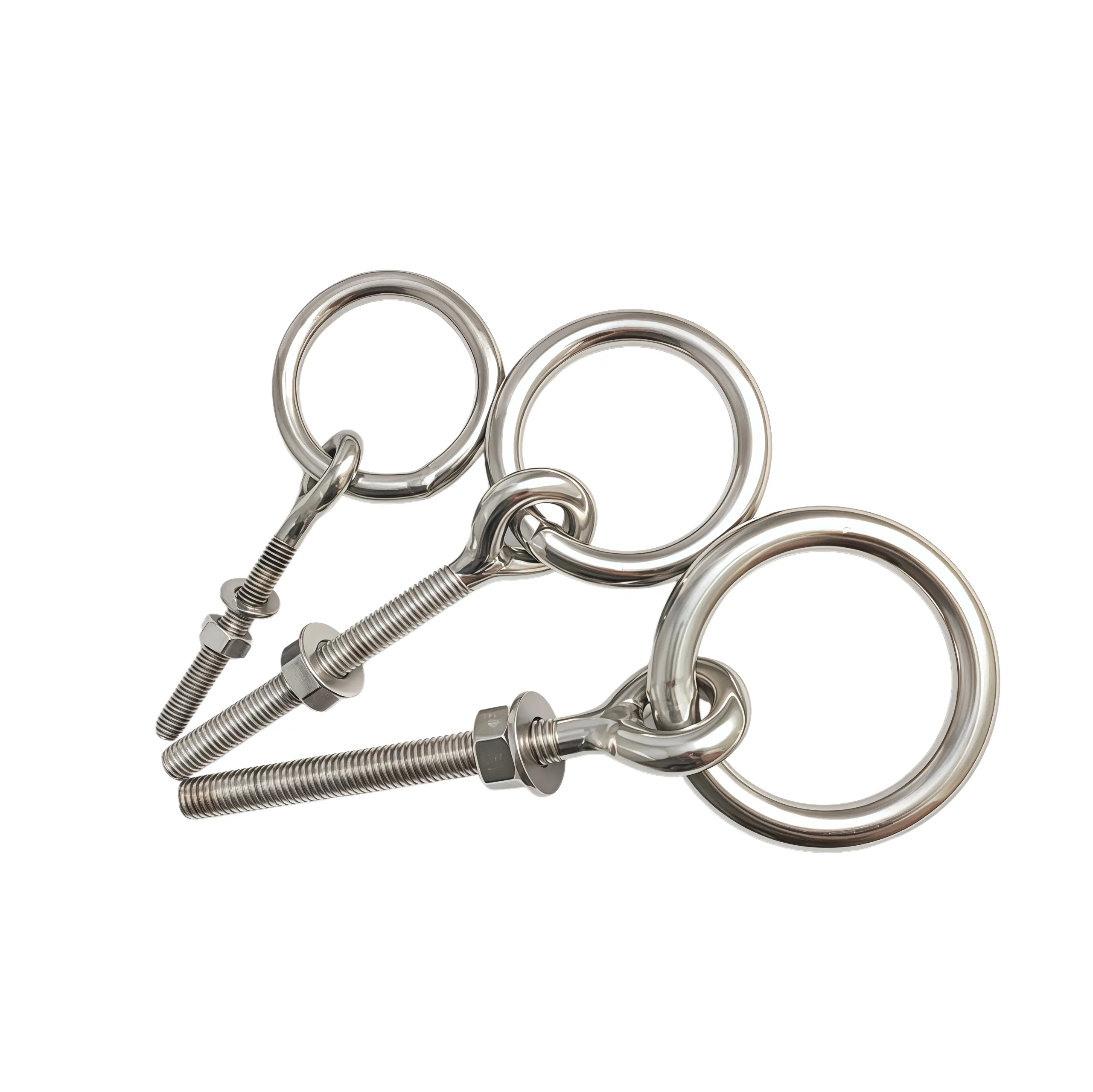 stainless steel Ring bolt welded 3
