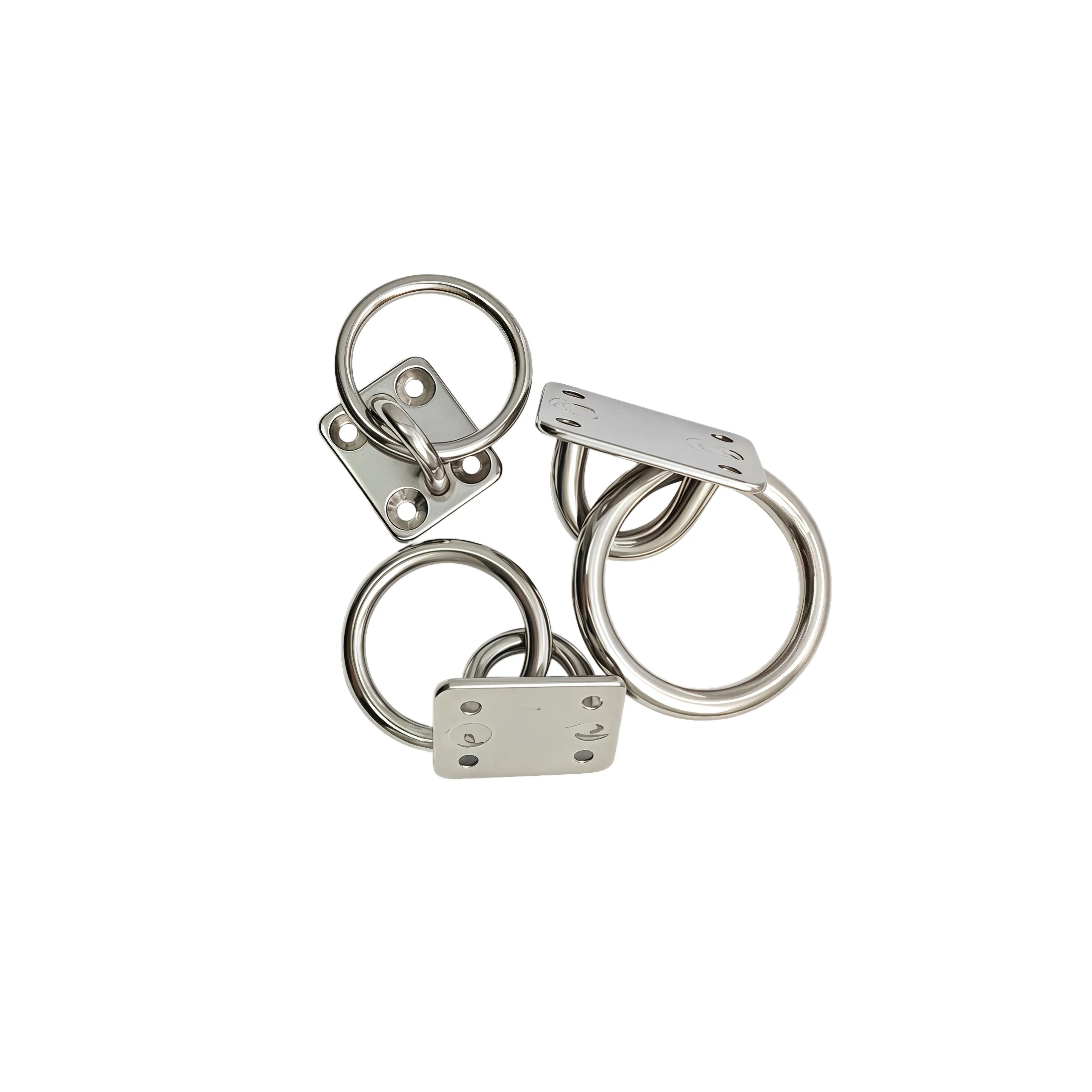 stainless steel Eye plate with ring 3