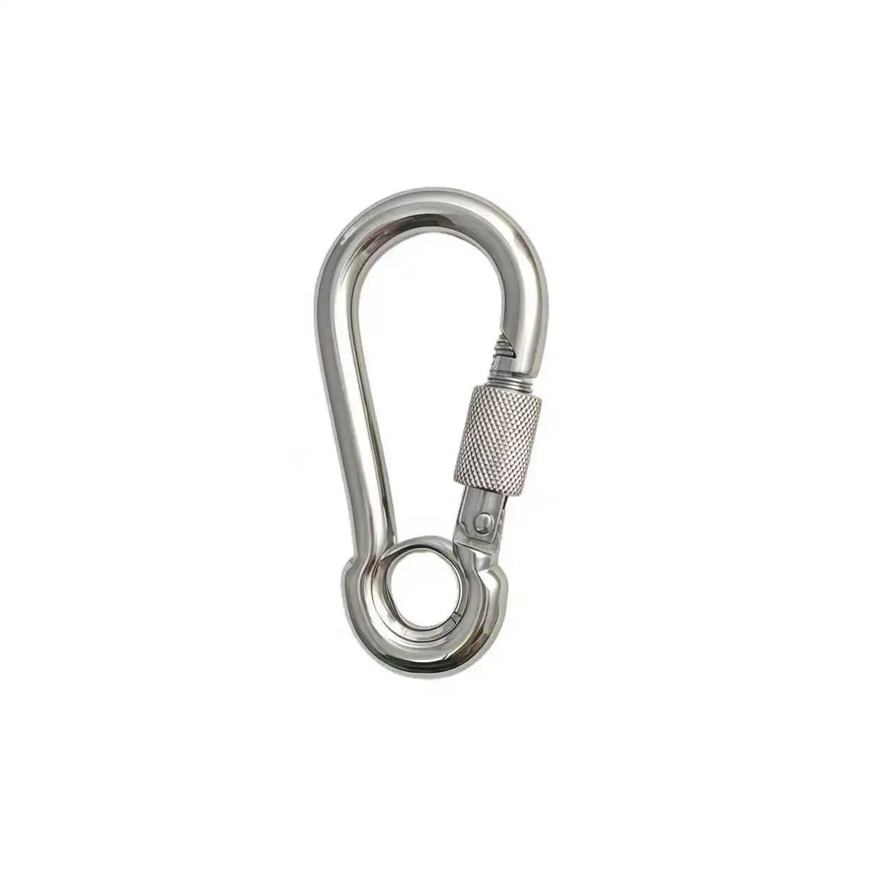 stainless steel Snap hook with screw and eyelet