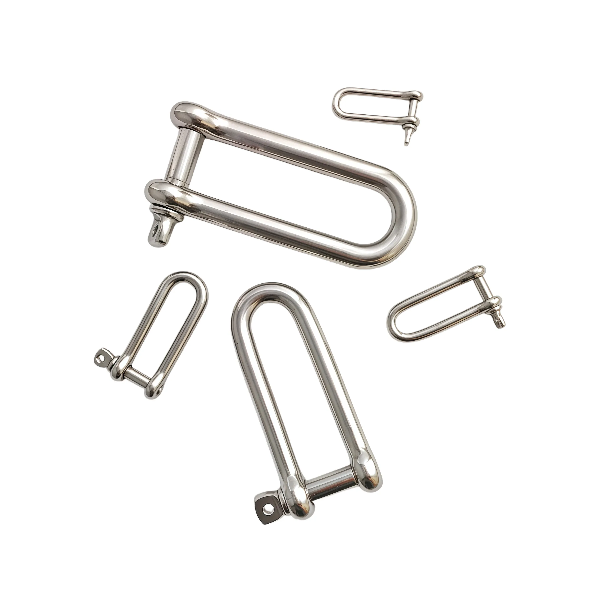 stainless steel Long D shackle 3