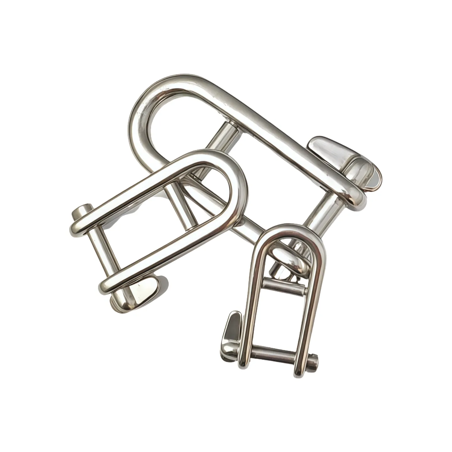 stainless steel Halyard shackle with bar 3