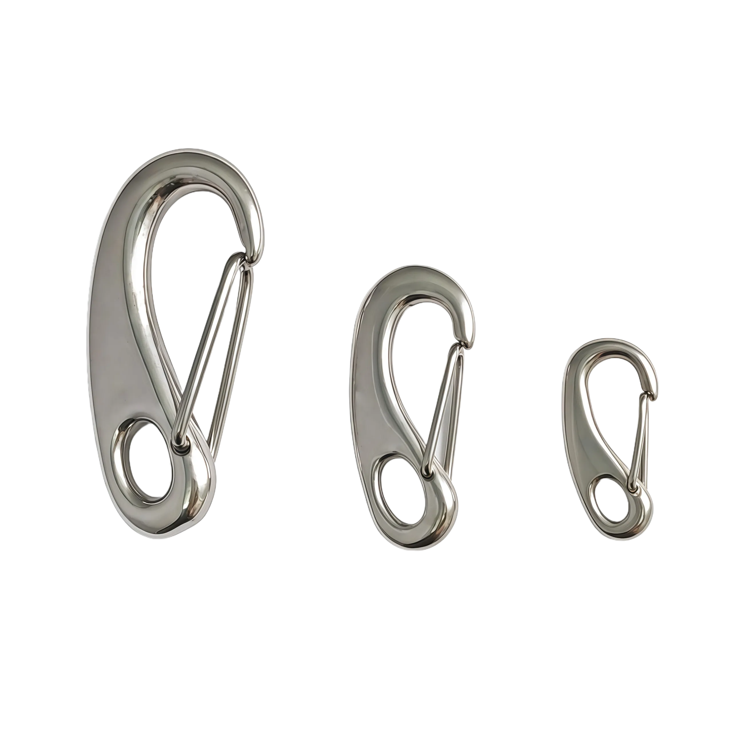stainless steel Spring eye hook 3