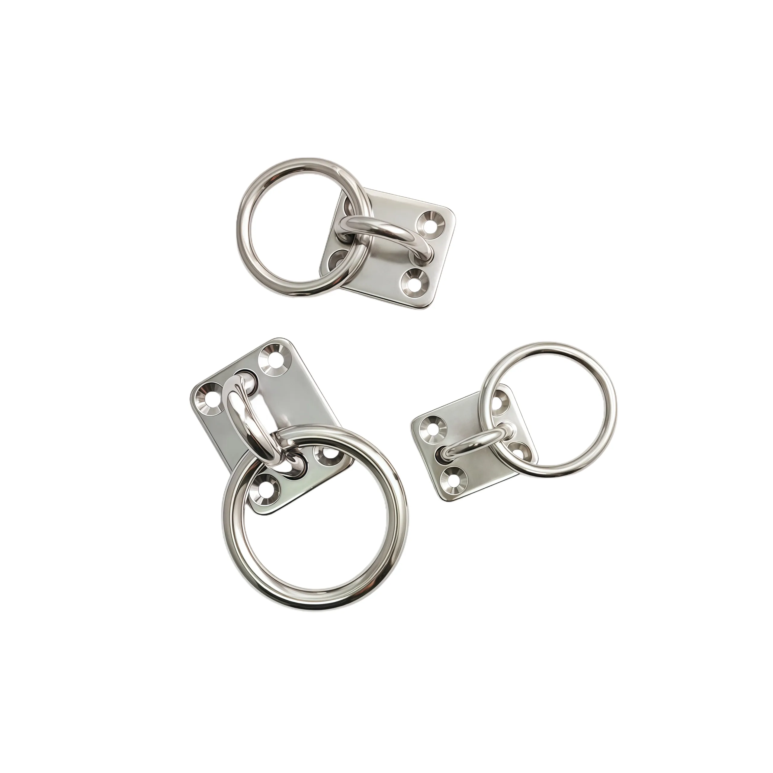 stainless steel Eye plate with ring 2