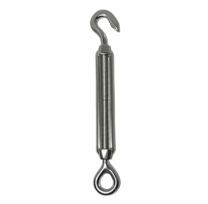 stainless steel Open body turnbuckle (eye/hook, hook/hook, eye/eye)